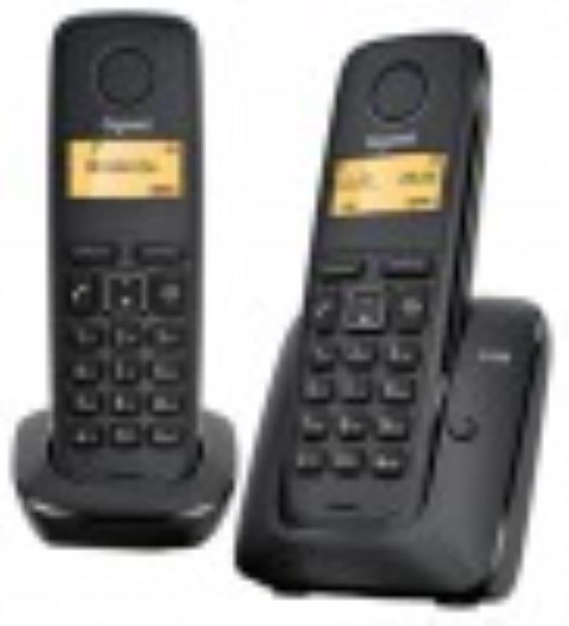 картинка Р/Телефон Dect Gigaset A120 DUO RUS черный (труб. в компл.:2шт) АОН от магазина Интерком-НН