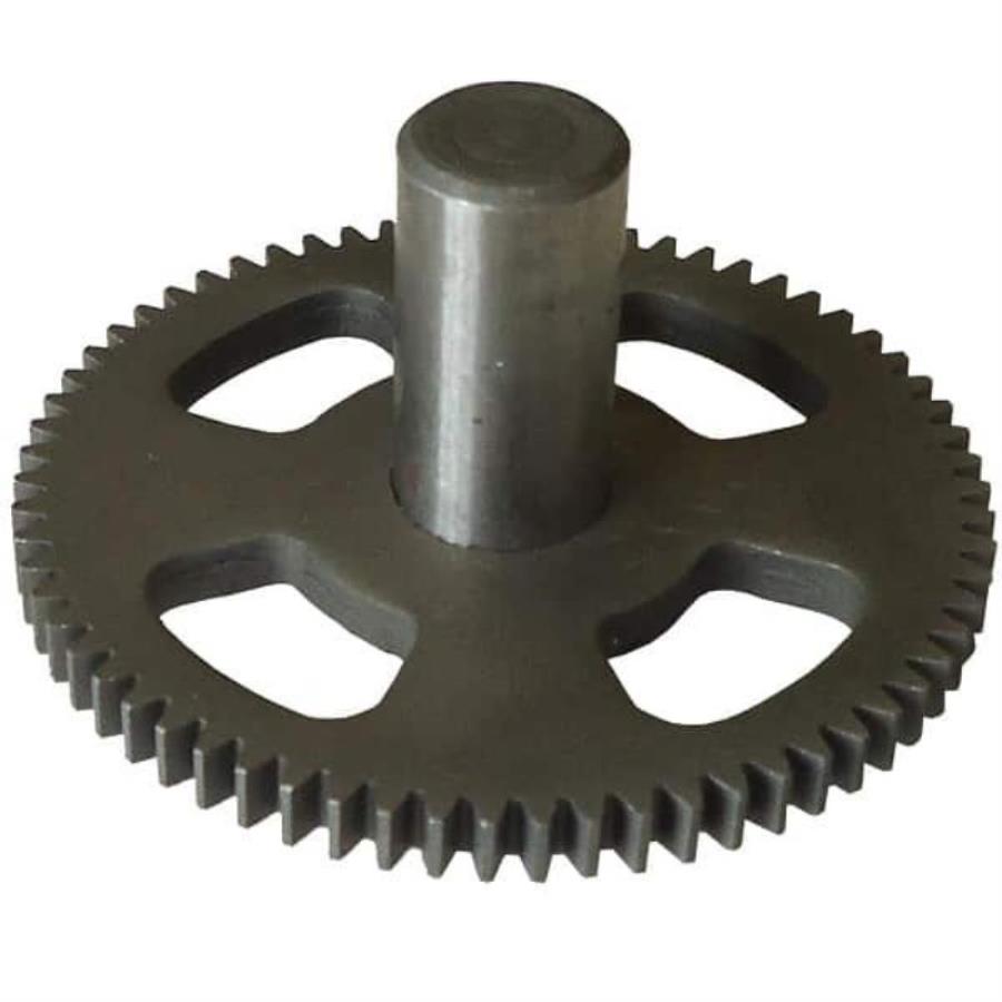 картинка Шестерня металлическая D=54/12, H=32/4, 66 прямых зубьев для мясорубки Бриз от магазина Интерком-НН