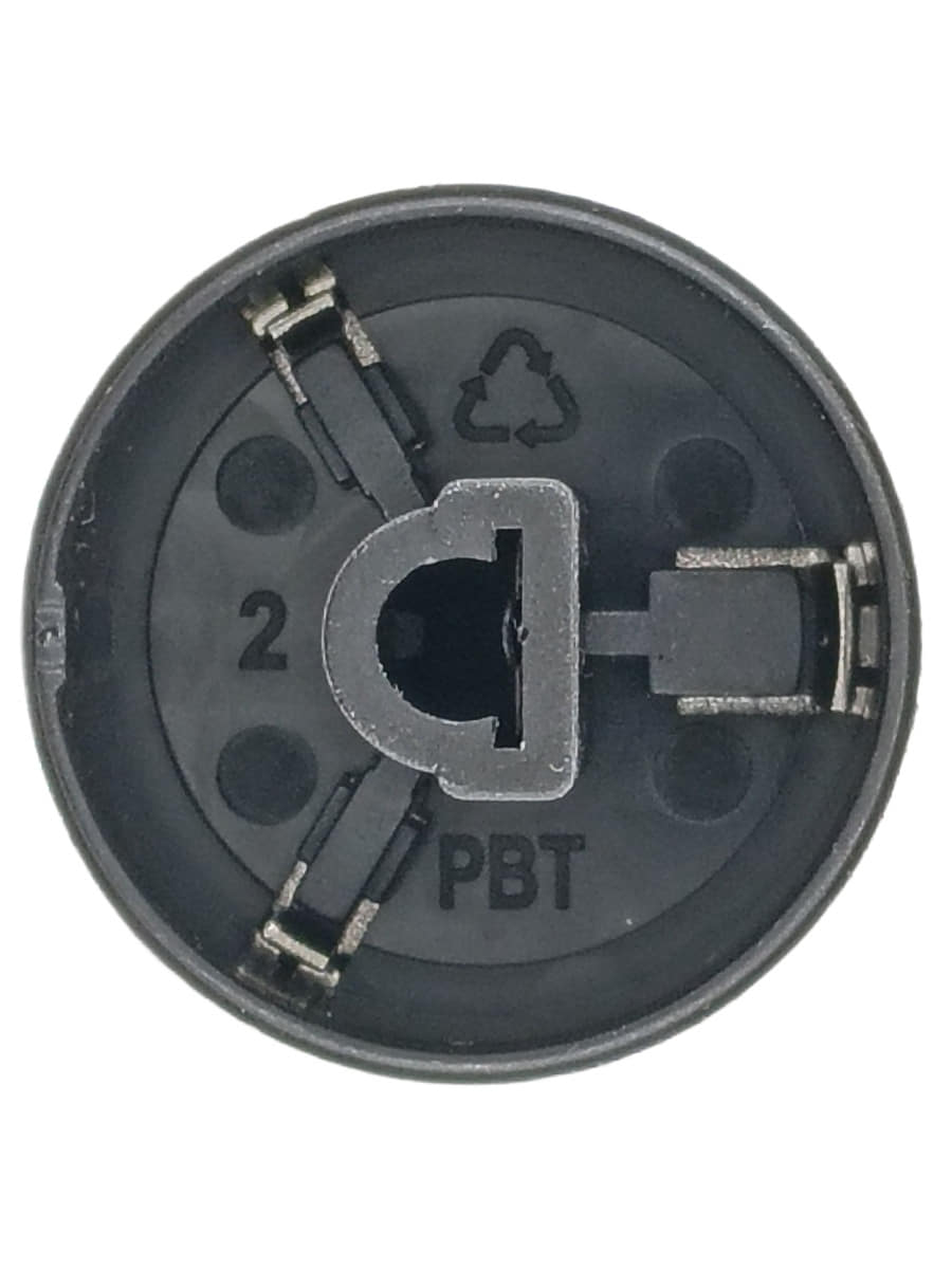 картинка Bosch 00616100 4шт ручка управления конфорки для газовой варочной панели, цвет черный/стальной от магазина Интерком-НН