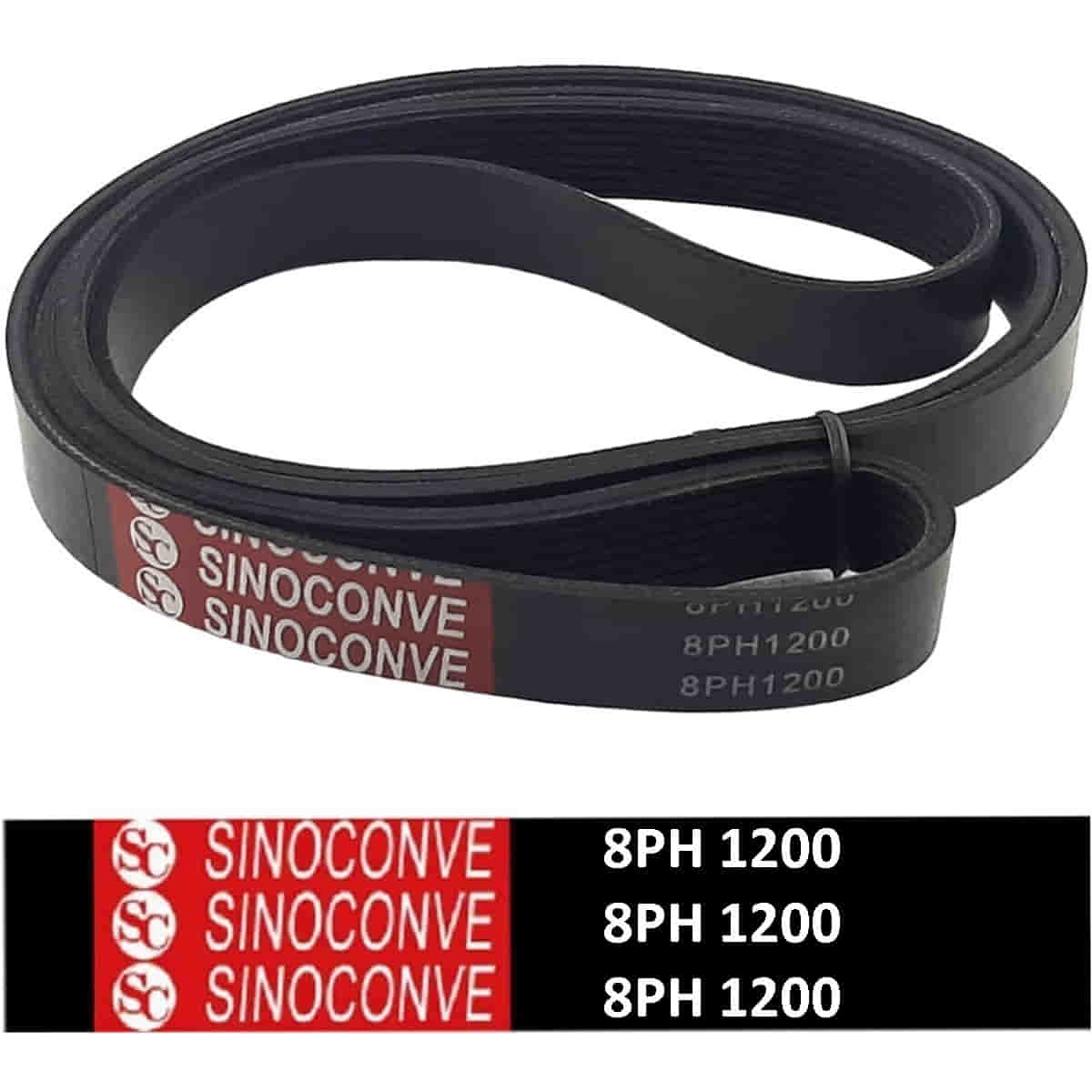 картинка Sinoconve 8PH1200 H8 ремень поликлиновый приводной для стиральной машины Candy от магазина Интерком-НН