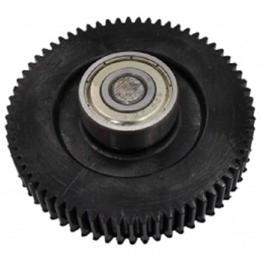 картинка Шестерня средняя D=72/20, H=46/11, 17 и 70 прямых зубьев в сборе с подшипниками для мясорубки  от магазина Интерком-НН