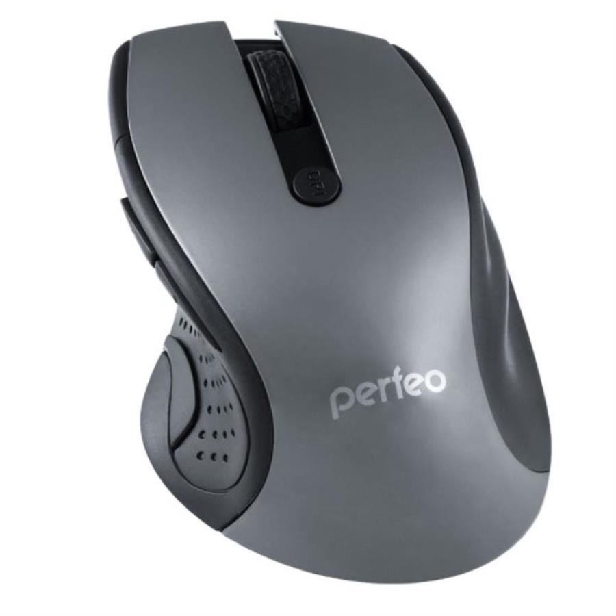 картинка Perfeo PF-522-SV Мышь беспроводная BLUES PF_5359 (серебристая)  от магазина Интерком-НН