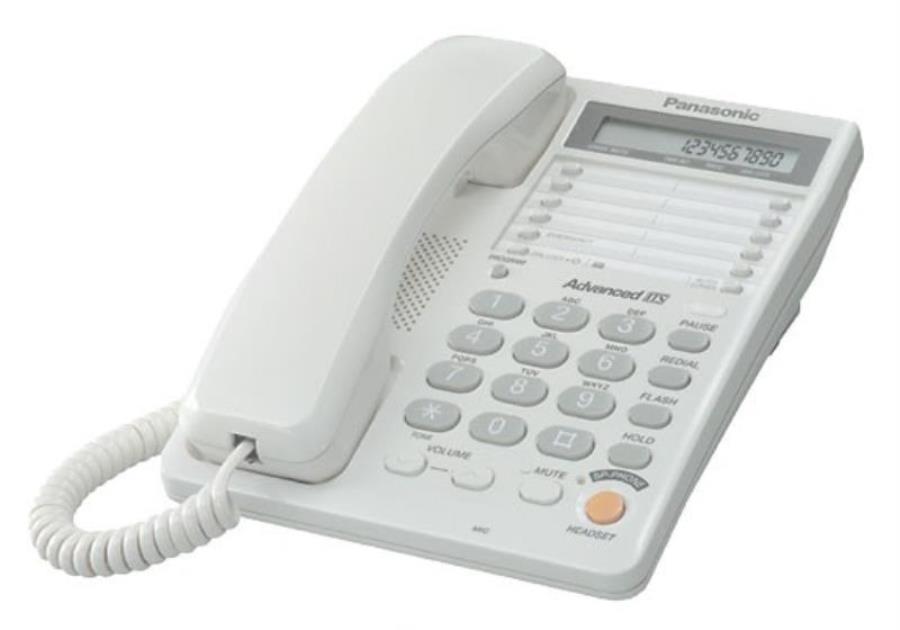 картинка Panasonic KX-TS2365RUW проводной телефон, цвет белый от магазина Интерком-НН