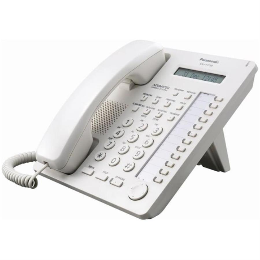 картинка Системный телефон Panasonic KX-AT7730RU белый от магазина Интерком-НН