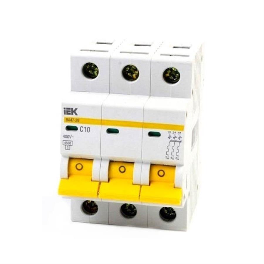 картинка IEK ВА47-29 3P 32А Автоматический выключатель  характеристика C от магазина Интерком-НН