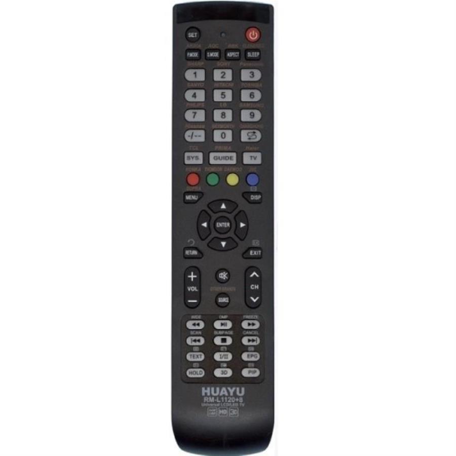 картинка Huayu RM-L1120+8 (21019) пульт дистанционного управления универсальный (ПДУ) для телевизоров от магазина Интерком-НН