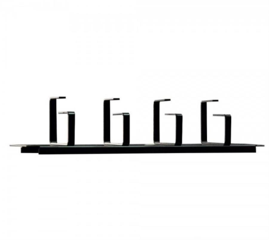 картинка WT-2109 Органайзер кабельный 2U с 4-мя металлическими кольцами от магазина Интерком-НН