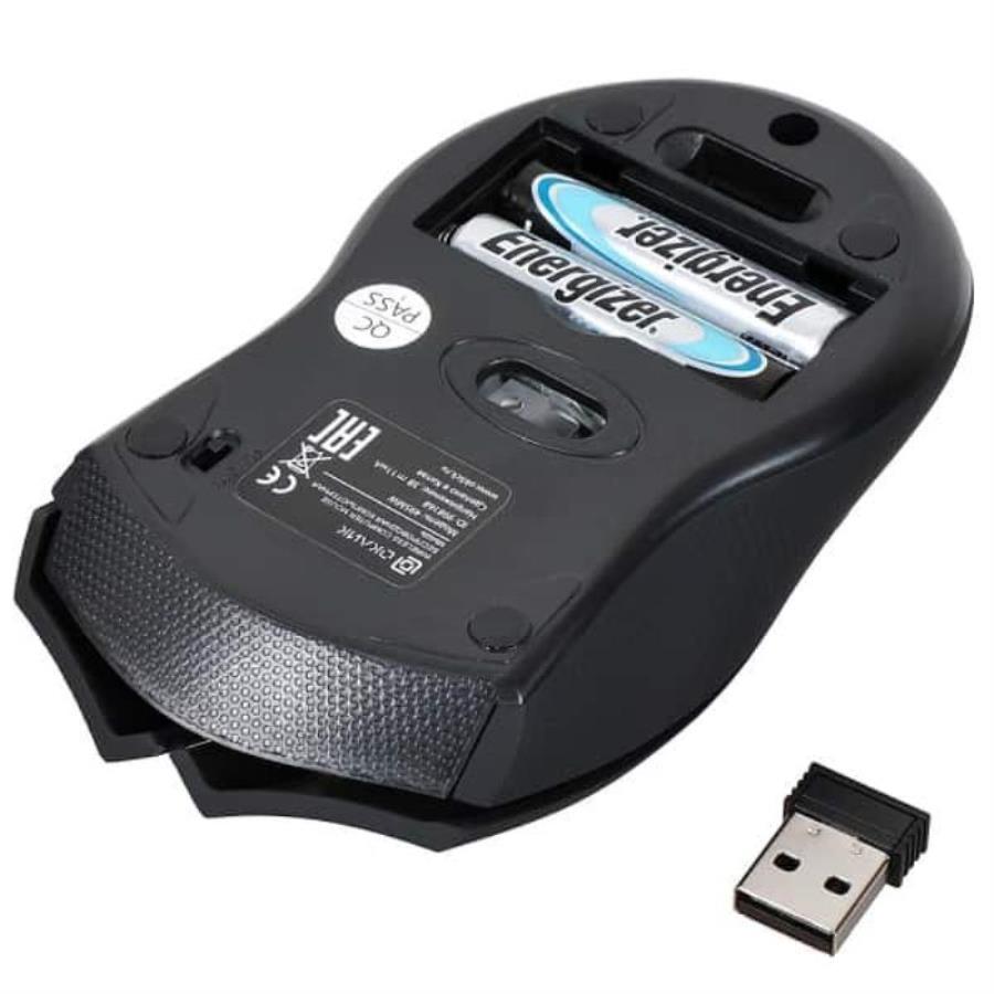 картинка Oklick 495MW Мышь беспроводная USB, чёрный/золотистый от магазина Интерком-НН