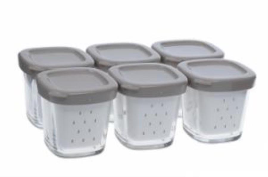 картинка Tefal XF100032 комплект баночек для йогуртницы (уп. 6шт) от магазина Интерком-НН