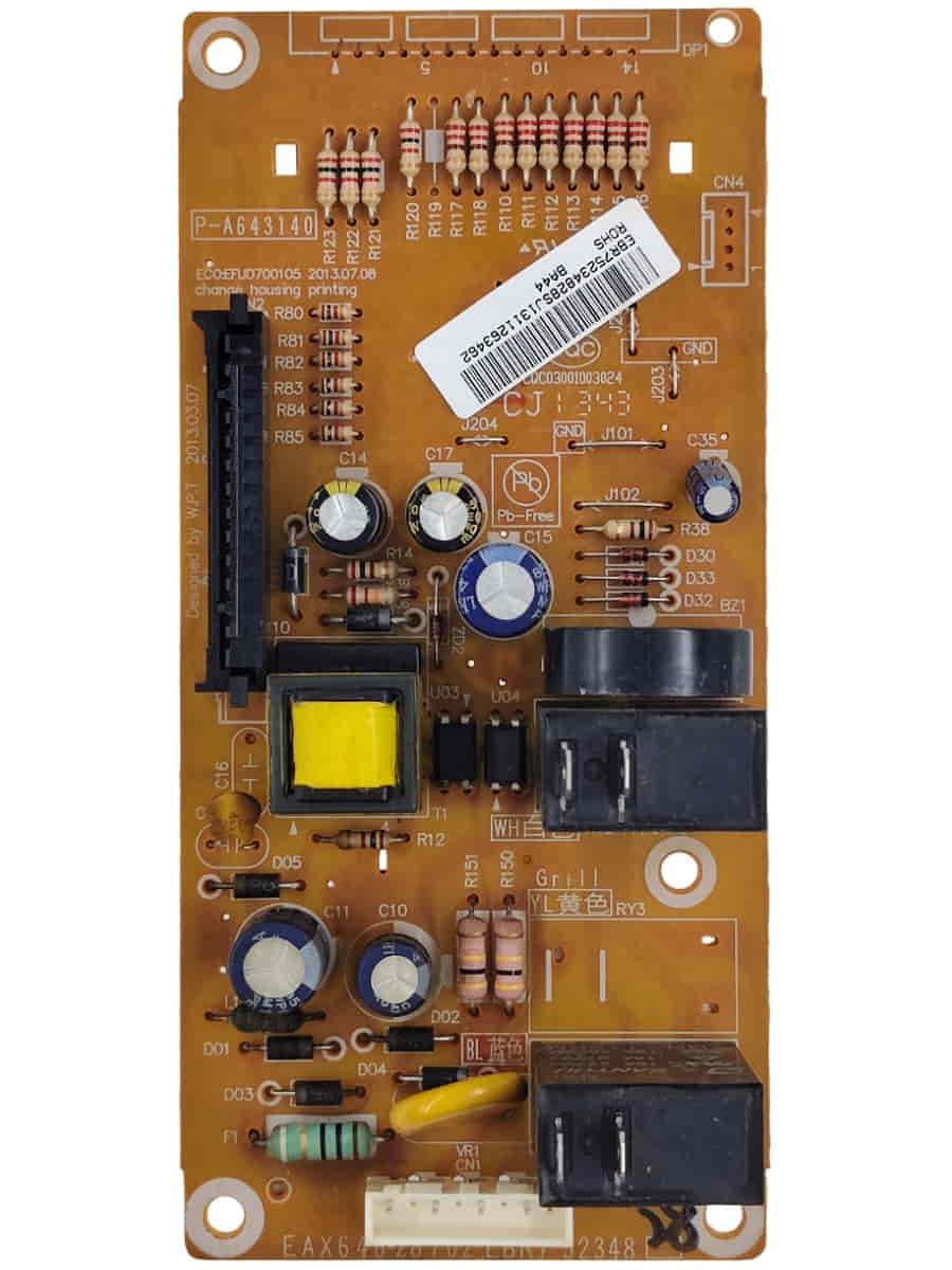 картинка LG EBR75234828 БУ (USED) Плата управления для микроволновой печи MS-2042DY от магазина Интерком-НН