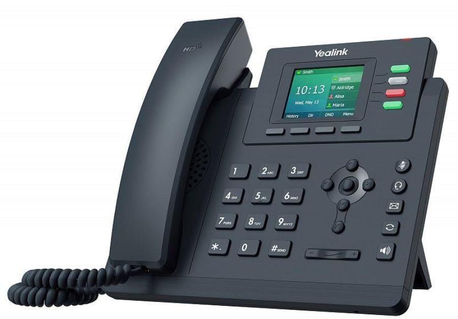 картинка Телефон SIP Yealink SIP-T33P черный от магазина Интерком-НН