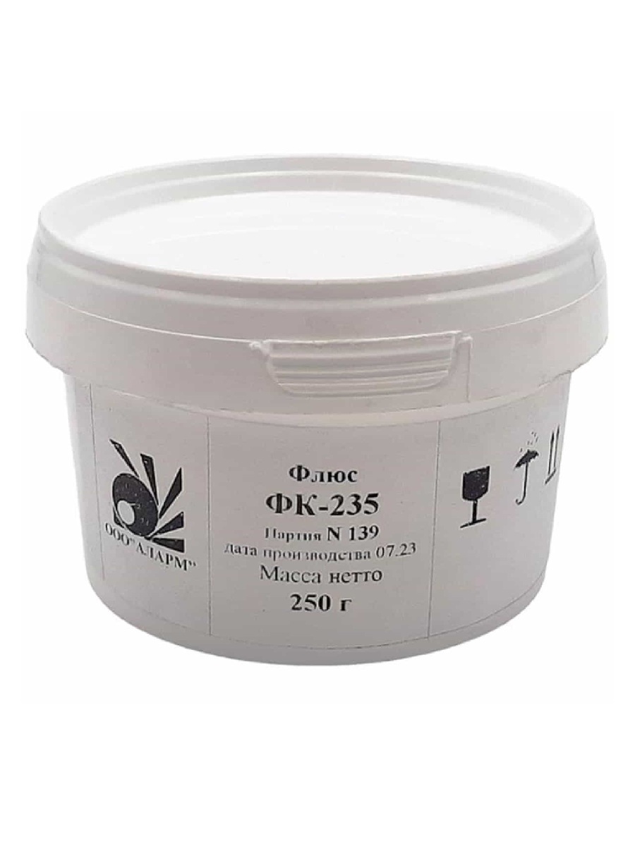 картинка Флюс ФК-235 (250г) для высокотемпературной пайки меди, стали, никеля, серебра  от магазина Интерком-НН