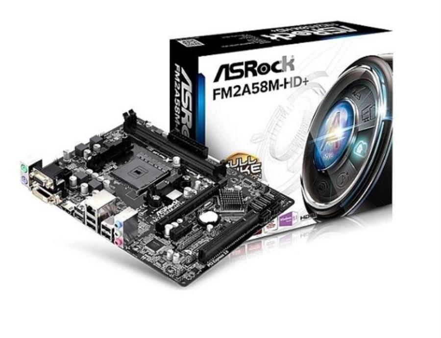 картинка Материнская плата ASRock FM2A58M-VG3+ R2.0 Socket FM2+ mATX Ret от магазина Интерком-НН