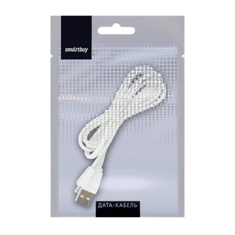 картинка Smartbuy Дата-кабель Smartbuy USB - micro USB, белый, длина 1.2 м, до 1 А (iK-12r white) от магазина Интерком-НН