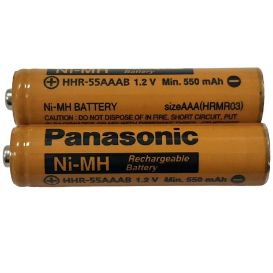 картинка Panasonic HHR-55AAB/2 аккумуляторы (2шт) AAA Ni-MH 550mAh 1,2V  от магазина Интерком-НН