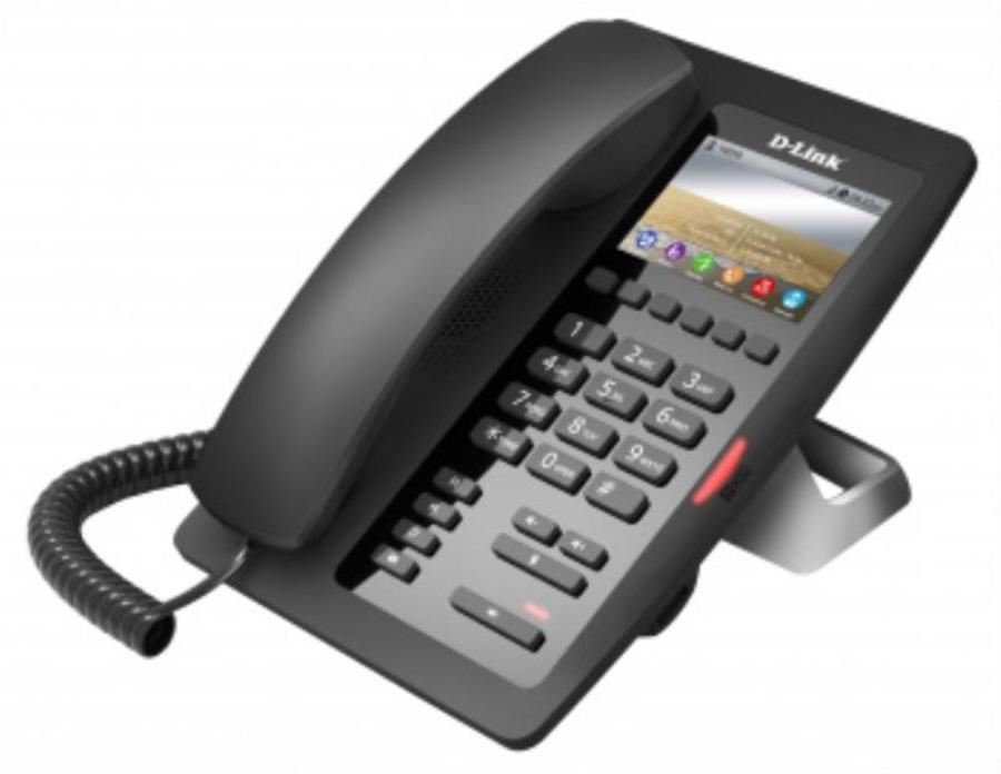 картинка Телефон IP D-Link DPH-200SE черный (DPH-200SE/F1A) от магазина Интерком-НН