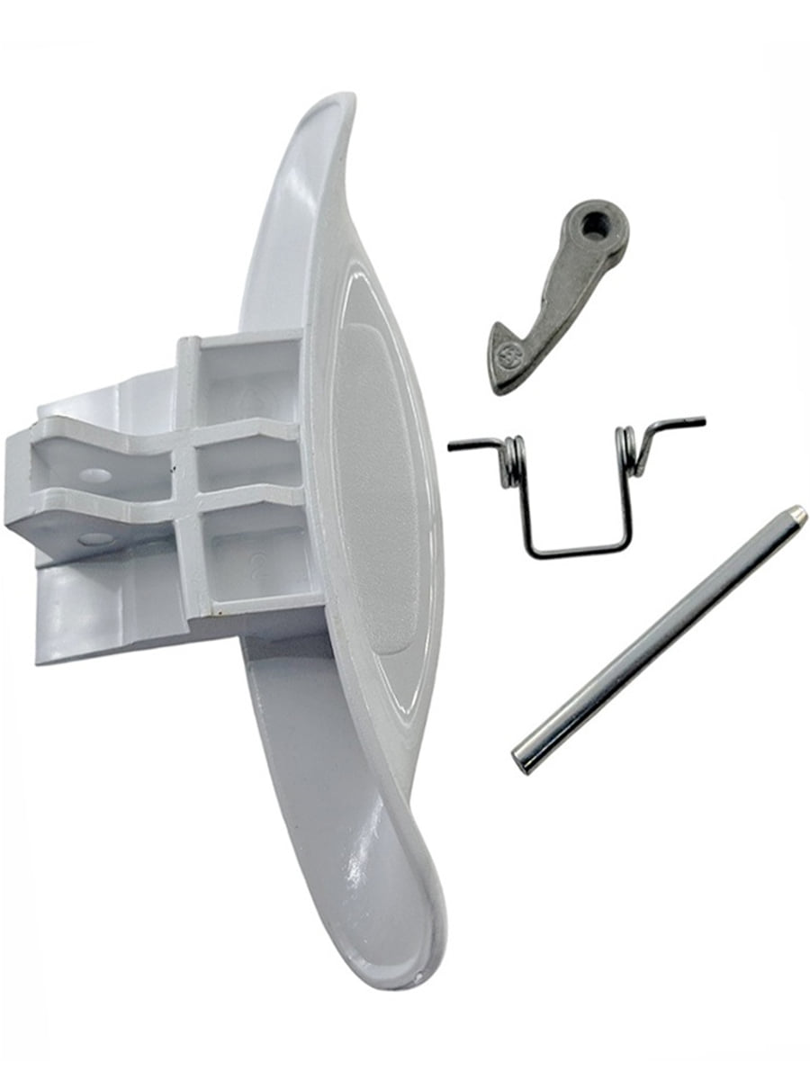 картинка Indesit C00116580 ручка загрузочного люка в сборе для стиральной машины Ariston CDE129, LBE68  от магазина Интерком-НН