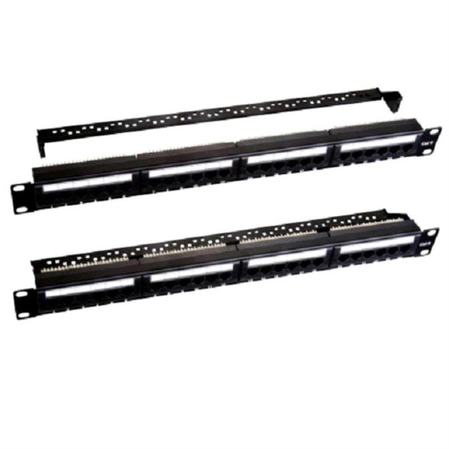 картинка WT-2178C-KR-CAT.6 Патч-панель 19", 24 порта RJ-45, кат.6, Krone IDC от магазина Интерком-НН