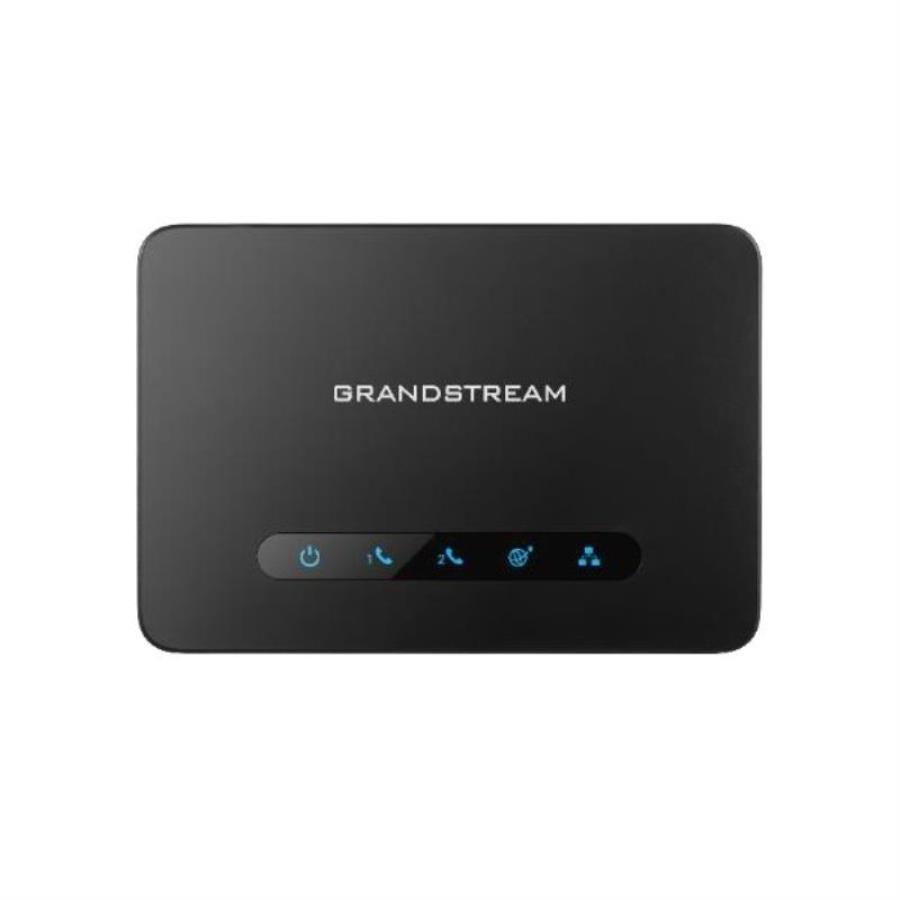 картинка Grandstream HT-812 Аналоговый телефонный адаптер, 2 SIP аккаунта, 2 FXS порта от магазина Интерком-НН