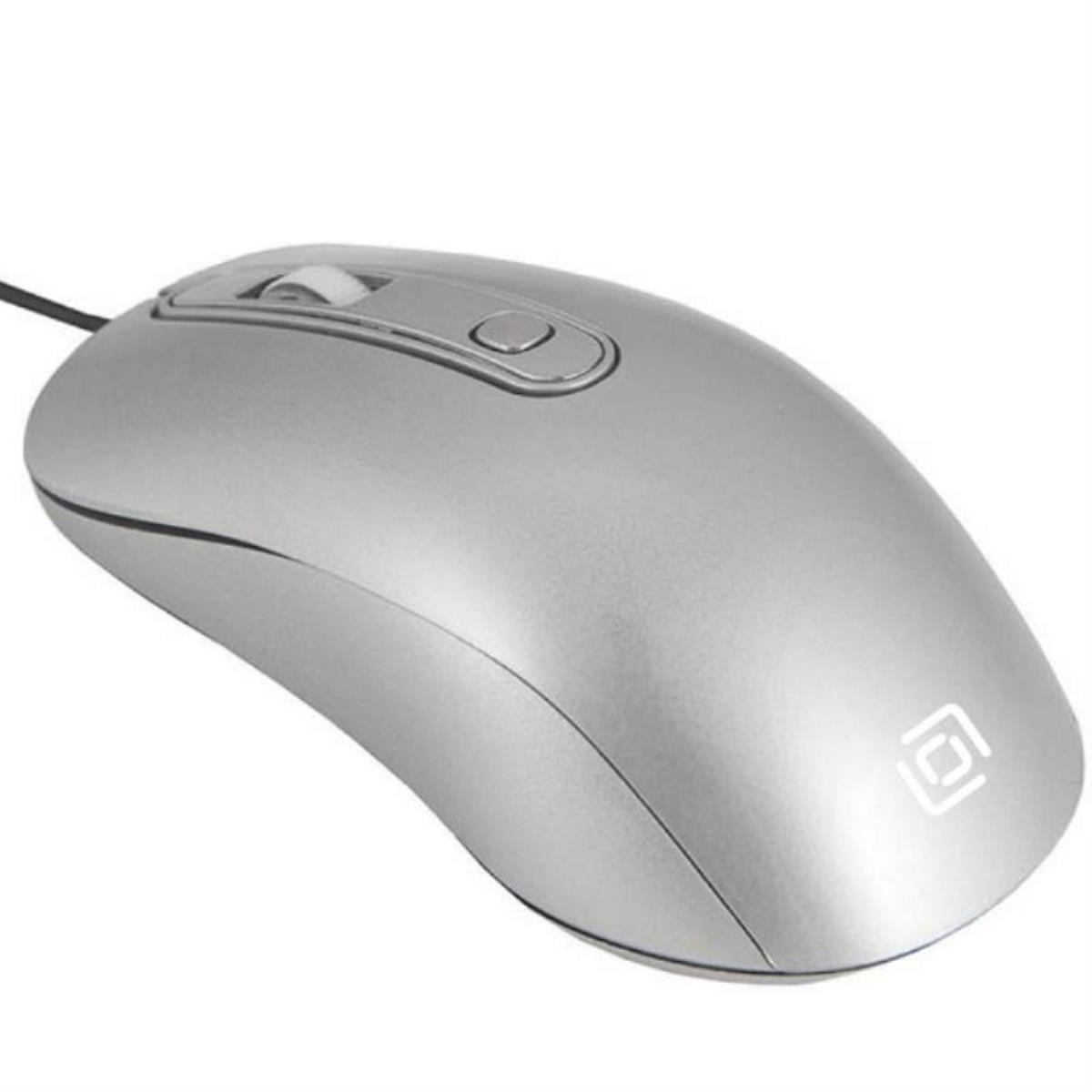 картинка Oklick 155M Мышь проводная USB, серебристая от магазина Интерком-НН