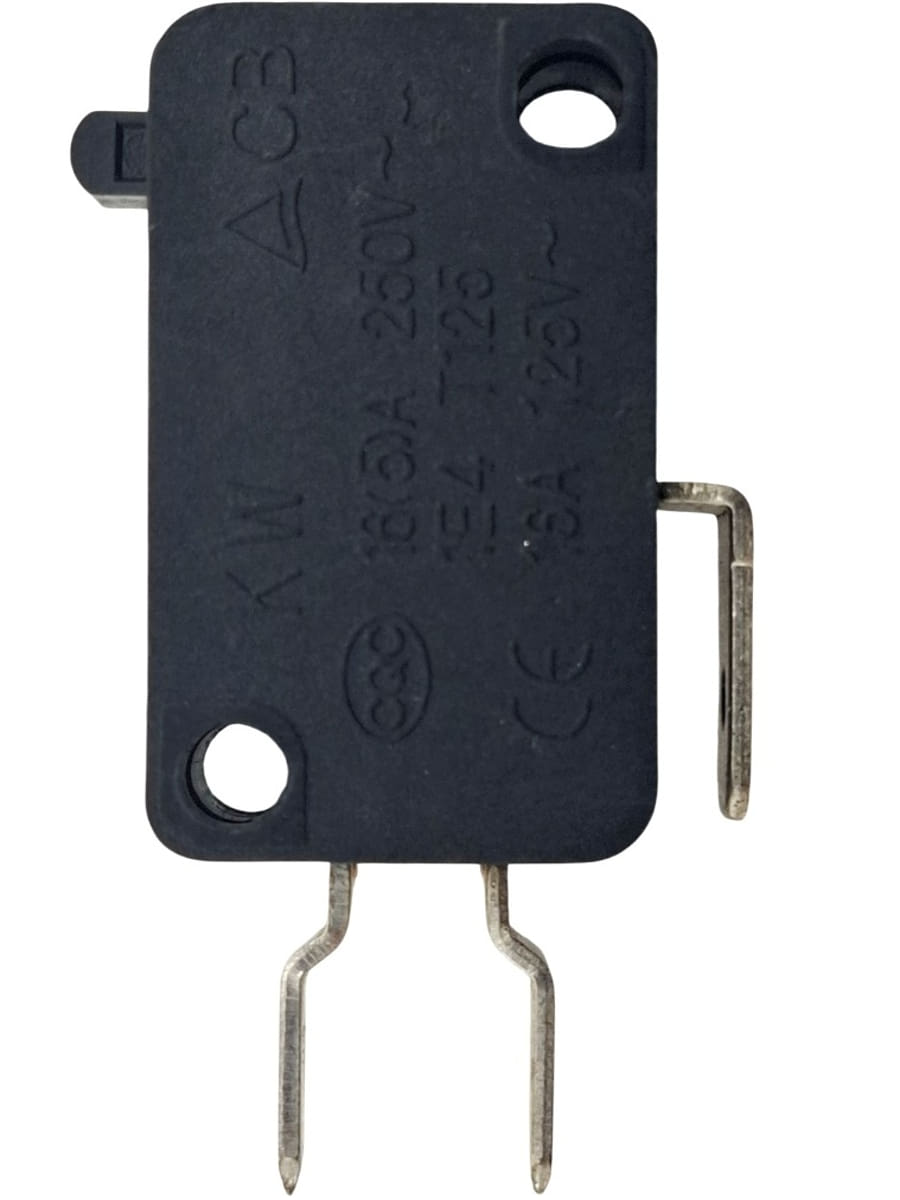 картинка Микропереключатель 3-х контактный KW3 (черный) 250V 16(5)A для микроволновой печи (СВЧ) от магазина Интерком-НН