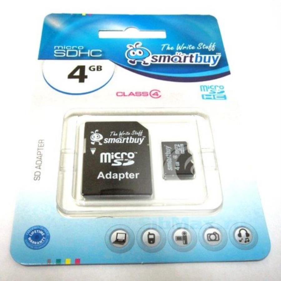 картинка Память Micro SD 2Gb Smart Buy (SD adapter) от магазина Интерком-НН