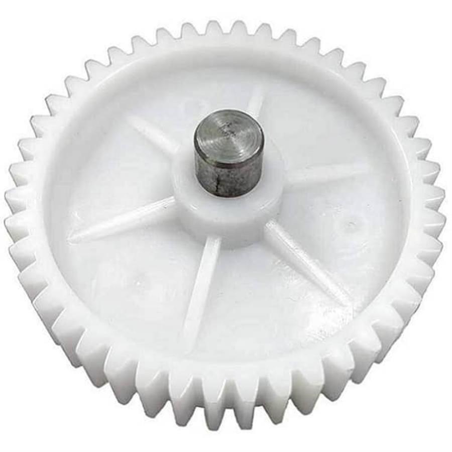 картинка Шестерня большая с валом D=80мм, H=75/17мм, 44 прямых зубьев для мясорубки Polaris  от магазина Интерком-НН
