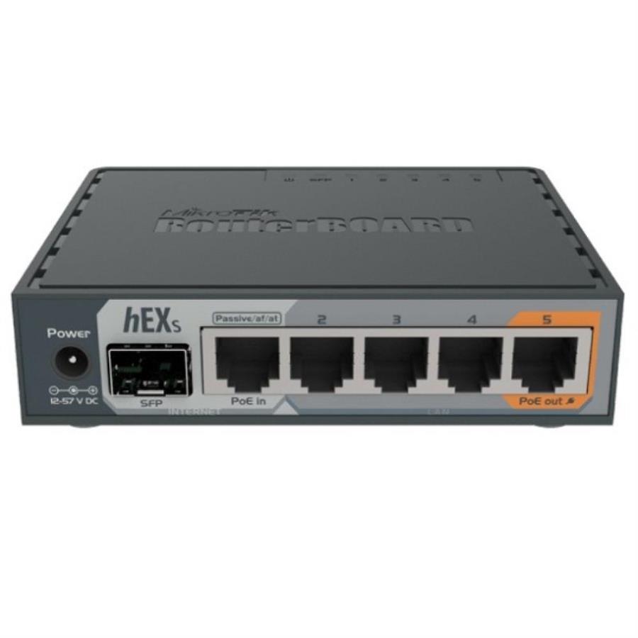 картинка Mikrotik RB760iGS (HEX S) Маршрутизатор SOHO 5-Gigabit Ethernet, порт SFP и выход PoE  от магазина Интерком-НН