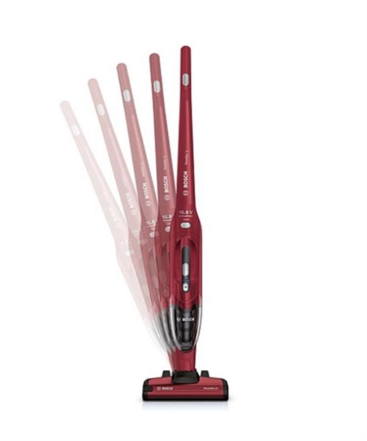 картинка Bosch BBH21630R Беспроводной пылесос Readyy'y 16.8V 2 в 1, цвет красный металлик от магазина Интерком-НН