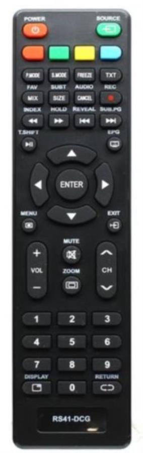 картинка Huayu SY002 (11138) пульт дистанционного управления (ПДУ) для телевизора AKIRA от магазина Интерком-НН