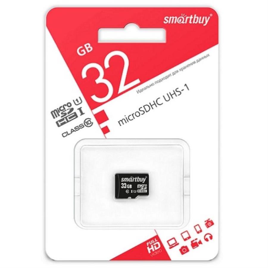 картинка Память Micro SD 32Gb Smart Buy class 10 без адаптера (SB32GBSDCL10-00) (SB32GBSDCL10-00LE) от магазина Интерком-НН