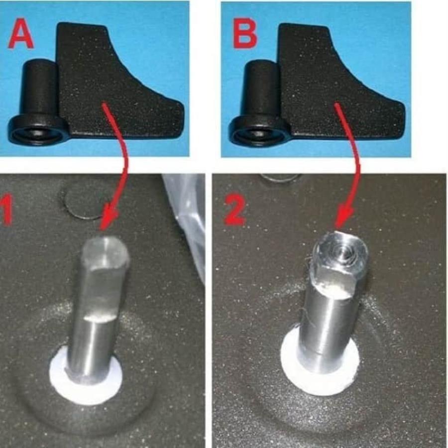 картинка Gorenje 422744 (276930, 367410) лопатка для замешивания для хлебопечки BM1210BK, BM1200B, BM1400E от магазина Интерком-НН