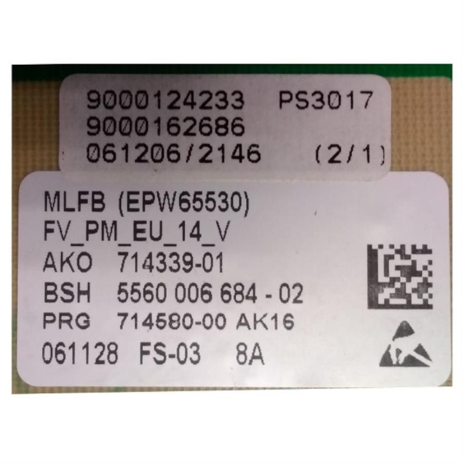 картинка EPW65530 Модуль управления стиральной машиной Bosch, Siemens от магазина Интерком-НН