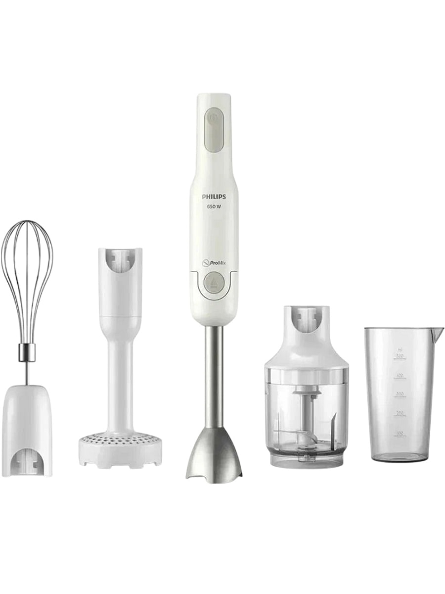 картинка Philips HR2538/00 блендер погружной 650Вт, белый  от магазина Интерком-НН