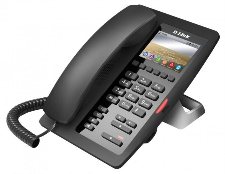 картинка Телефон IP D-Link DPH-200SE черный (DPH-200SE/F1A) от магазина Интерком-НН