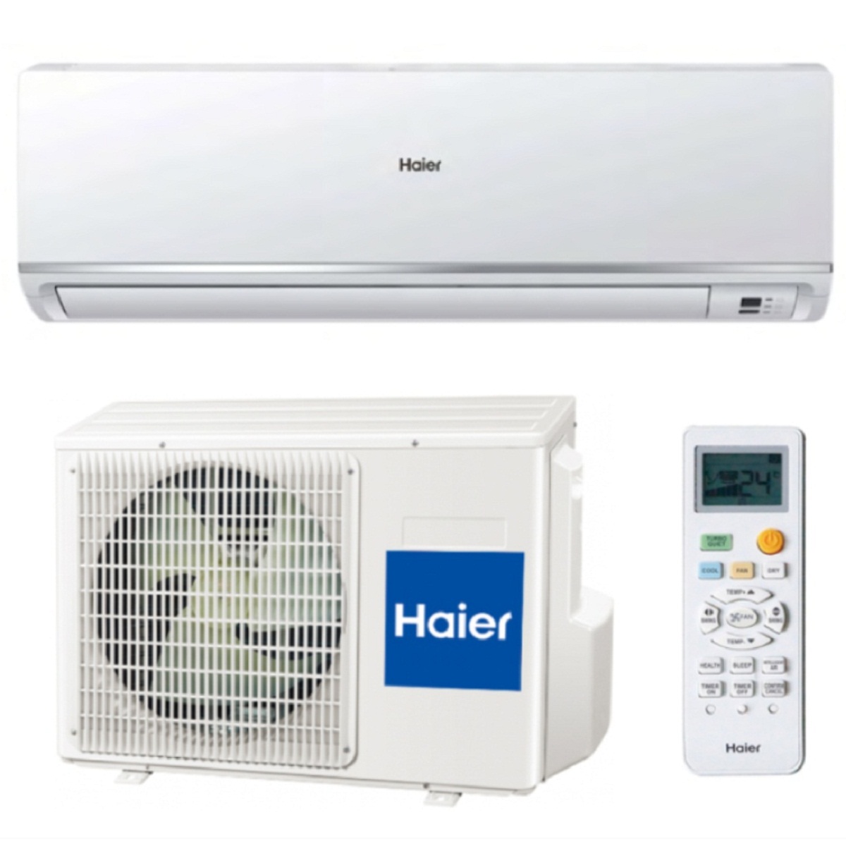 картинка Haier HSU-12HTL103/R2 кондиционер, сплит-система, тепло/холод, 3,25/3,2 кВт от магазина Интерком-НН