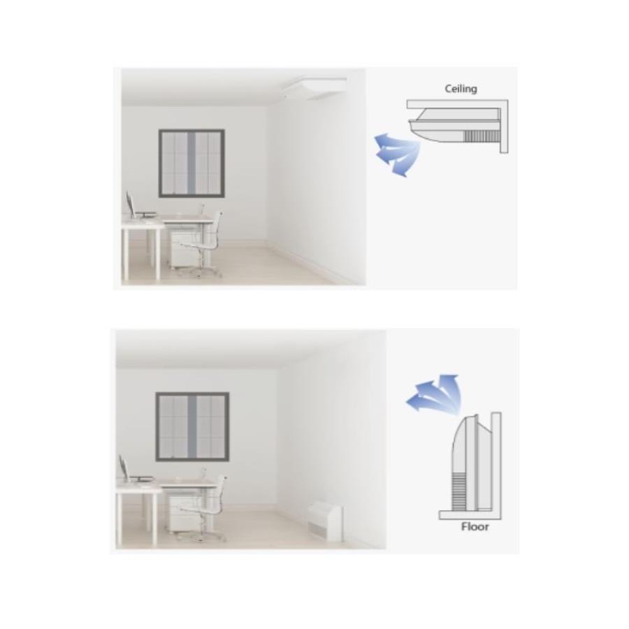 картинка Haier AC18CS1ERA(S)/1U18FS2ERA Напольно-потолочный кондиционер инвертор тепло/холод 5,5/5,0 кВт от магазина Интерком-НН