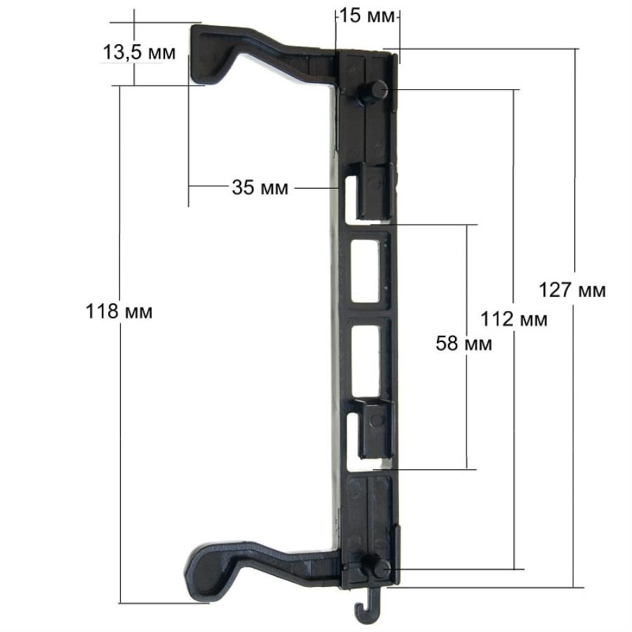 картинка Замок Samsung DE64-00264A (защелка, крючок) двери микроволновой печи  от магазина Интерком-НН