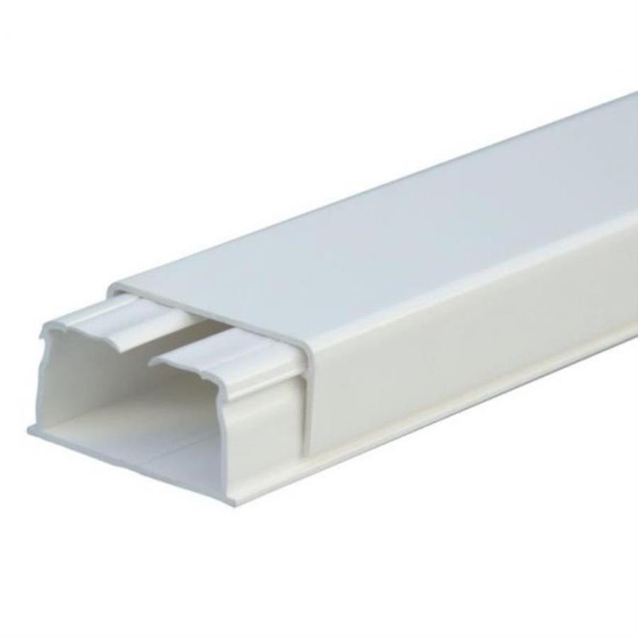 картинка 030008 Кабель-канал 20х12,5мм, без перегородки, с крышкой, белый Legrand от магазина Интерком-НН