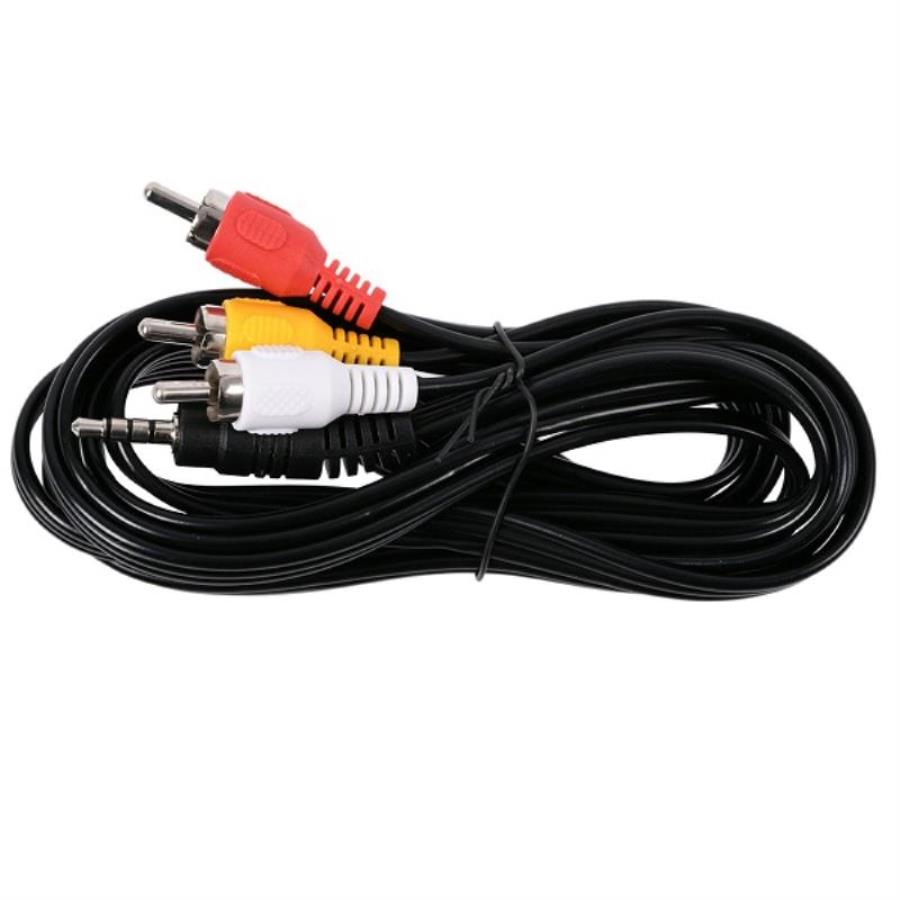 картинка Шнур аудио-видео 3RCA-3,5 мм стерео ( длина 1.2 м, сборный)  от магазина Интерком-НН