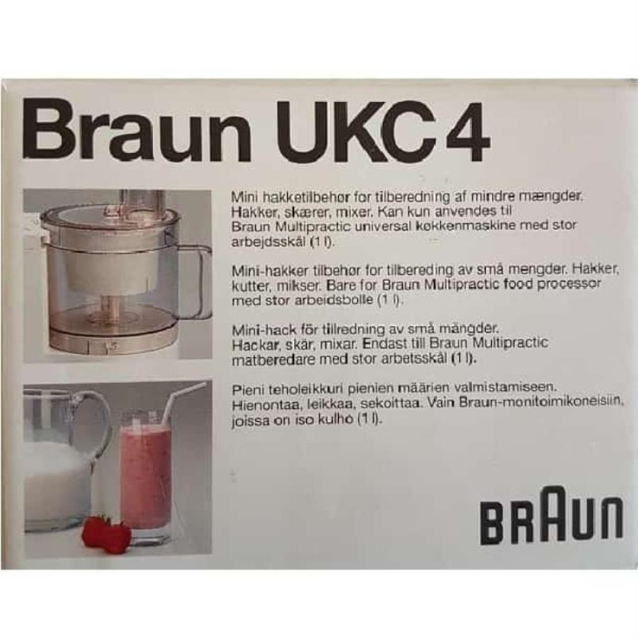 картинка Braun UKC4 Дополнительная чаша с измельчителем (200 мл) для кухонного комбайна Multipractic Type4262 от магазина Интерком-НН