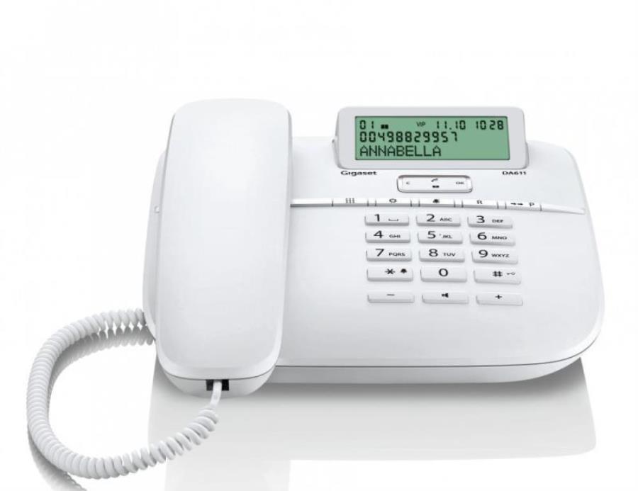 картинка Телефон проводной Gigaset DA611 белый от магазина Интерком-НН