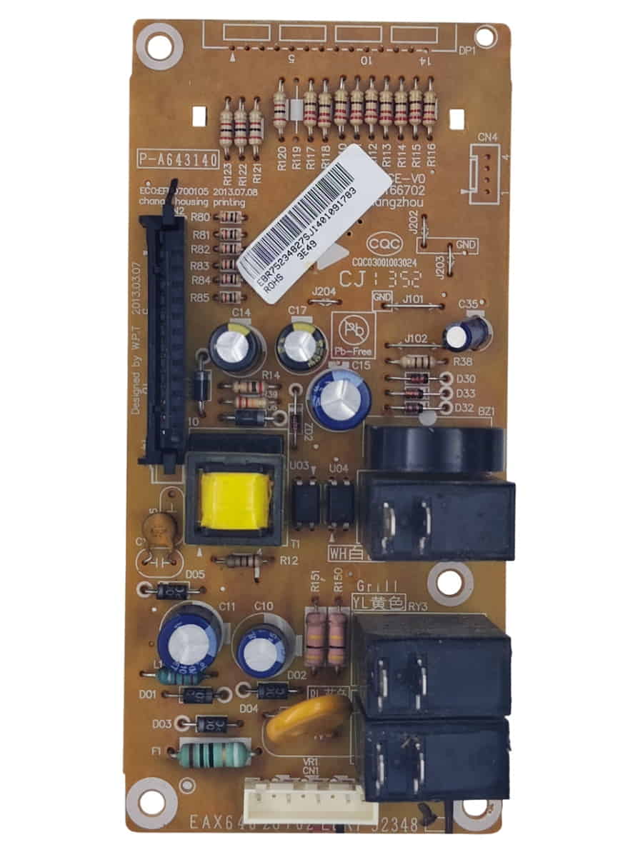 картинка LG EBR75234827 БУ (USED) Плата управления для микроволновой печи MB4042D от магазина Интерком-НН