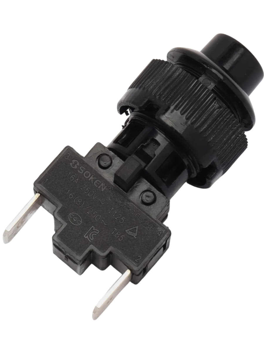 картинка Gefest ПКН-526.2-222 кнопка электророзжига 2-х контактная 16A, 250V для плиты Гефест 5502, 3500 от магазина Интерком-НН