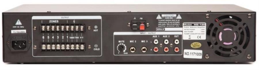 картинка Трансляционный усилитель ROXTON MZ-120 120 Вт, 6 зон, USB от магазина Интерком-НН