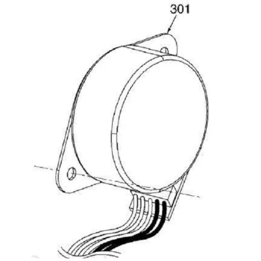 картинка Panasonic L6HAYYYK0005 DC MOTOR мотор протяжного механизма факса KX-FL403RU, KX-FL423RU, KX-FLC413RU от магазина Интерком-НН