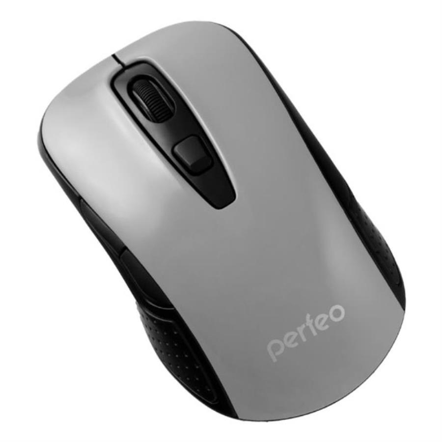 картинка Perfeo PF-966-SV Мышь беспроводная CLICK PF_A4046 (серебристая)  от магазина Интерком-НН