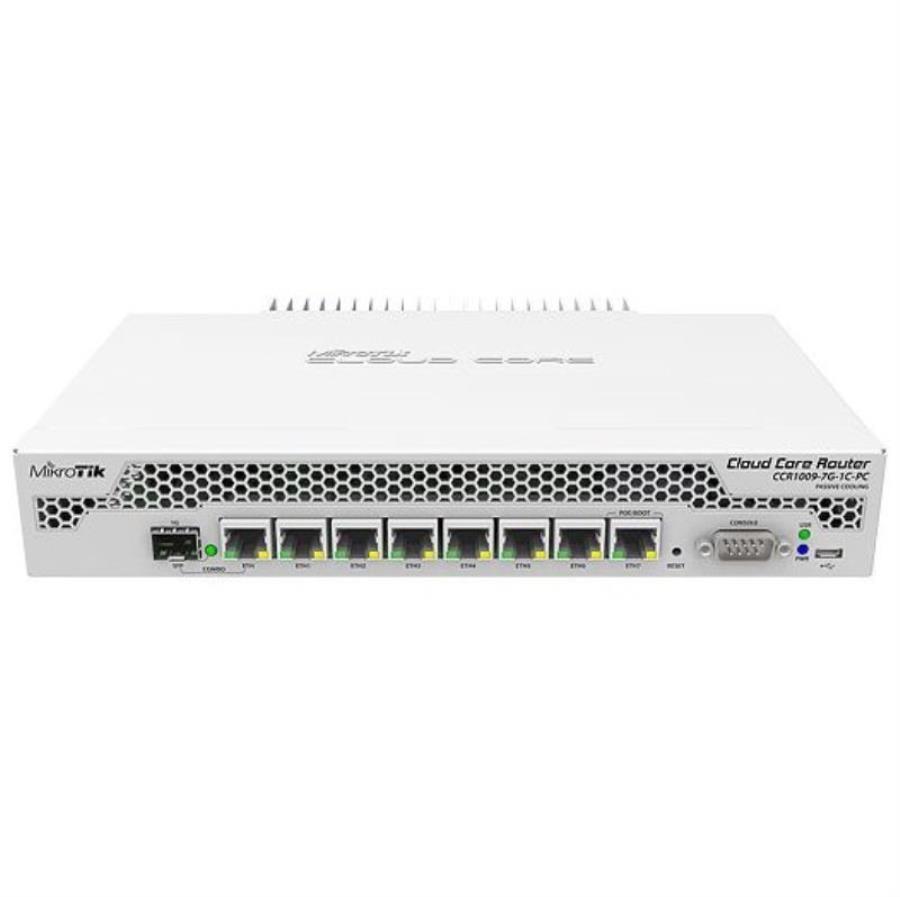 картинка MikroTik Cloud Core Route CCR1009-7G-1C-PC марштутизатор от магазина Интерком-НН