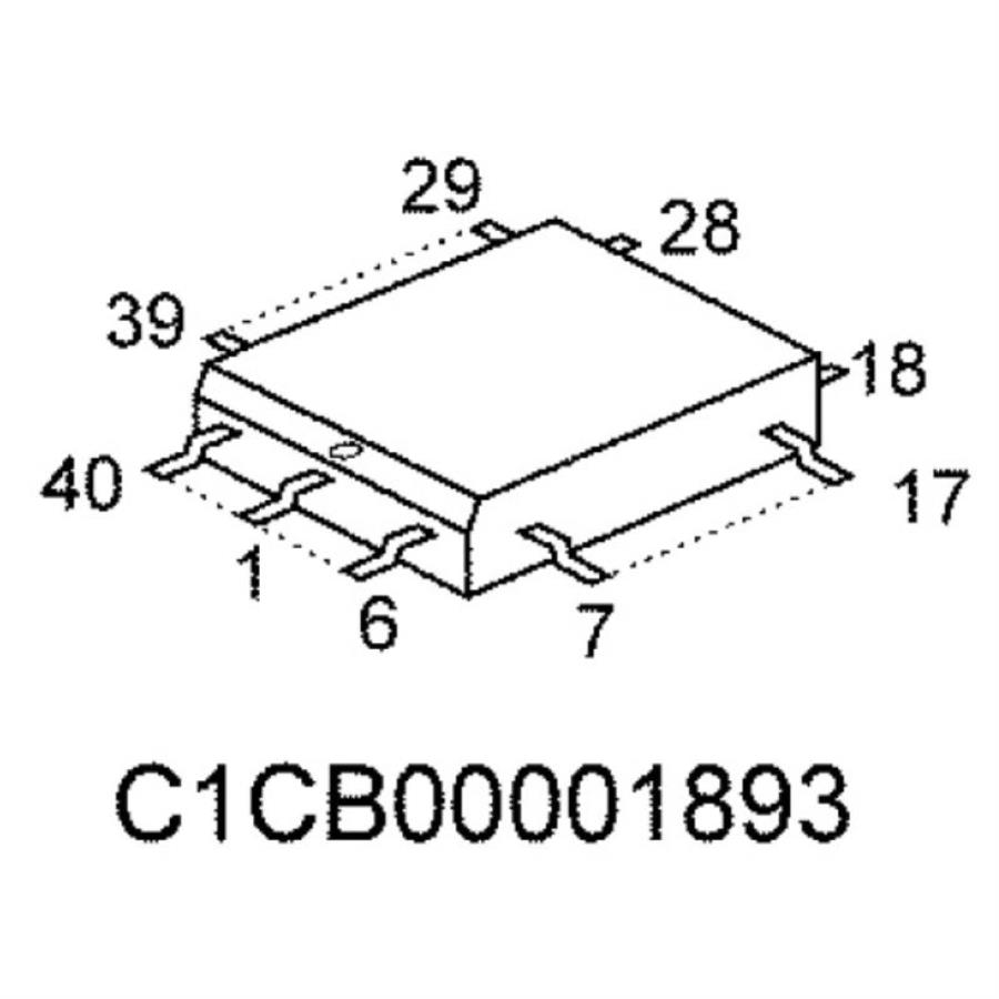 картинка Panasonic C1CB00001893 Микросхема IC, LOGIC от магазина Интерком-НН