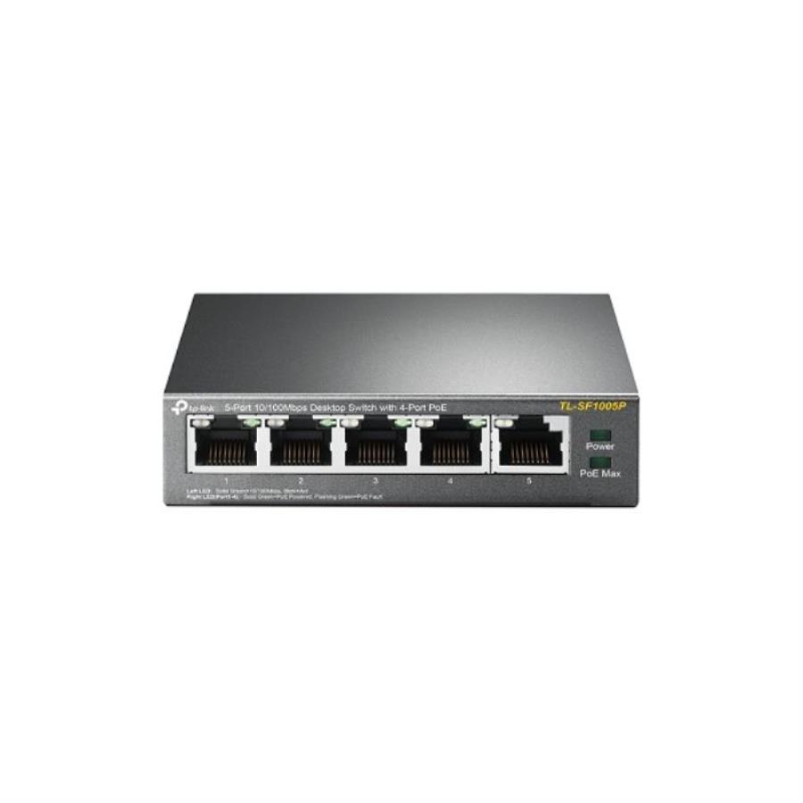 картинка TP-Link TL-SF1005P неуправляемый коммутатор 5-портовый с поддержкой PoE на 4 портах от магазина Интерком-НН